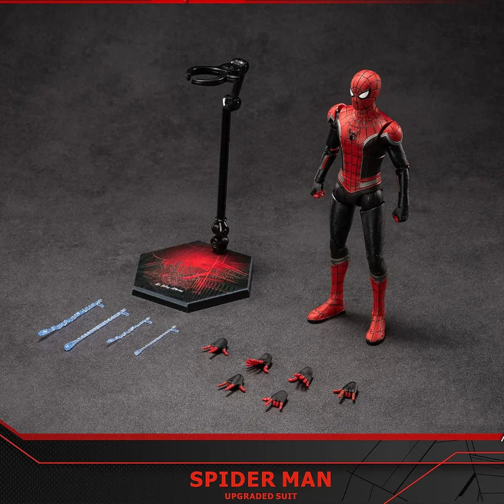 ZD Toys Marvel Spider-Man Upgraded Suit Action Figure – 7-Inch Collectible for Ages 15+ - Naivri