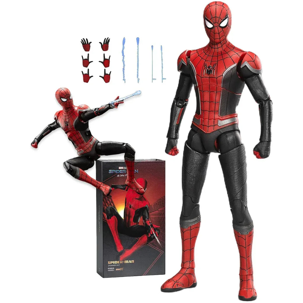 ZD Toys Marvel Spider-Man Upgraded Suit Action Figure – 7-Inch Collectible for Ages 15+ - Naivri