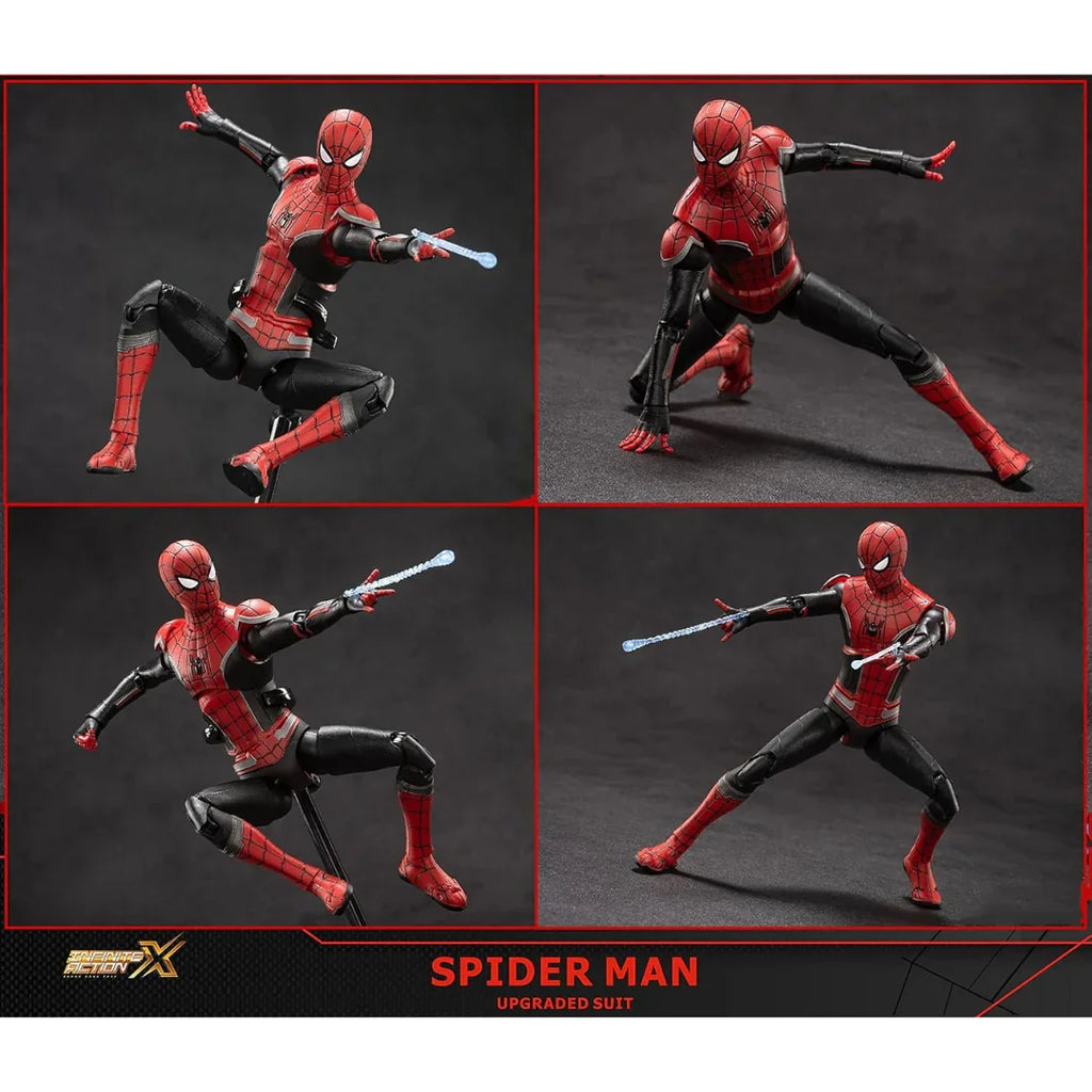 ZD Toys Marvel Spider-Man Upgraded Suit Action Figure – 7-Inch Collectible for Ages 15+ - Naivri