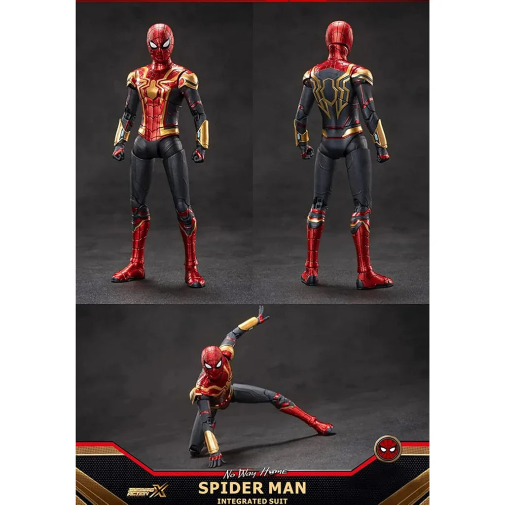 ZD Toys Spider-Man Integrated Suit Collectible Figure – Red & Gold Edition (15+ Years) - Naivri