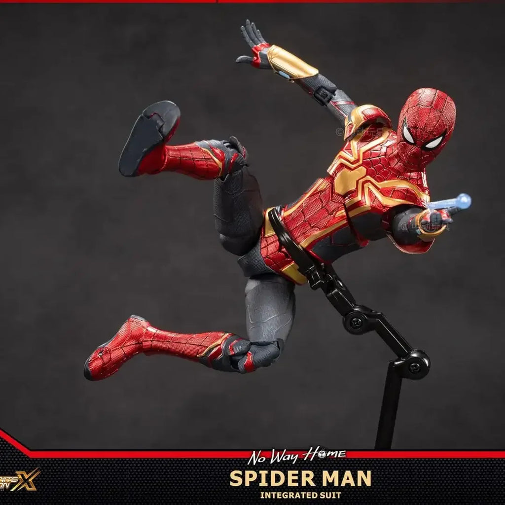 ZD Toys Spider-Man Integrated Suit Collectible Figure – Red & Gold Edition (15+ Years) - Naivri