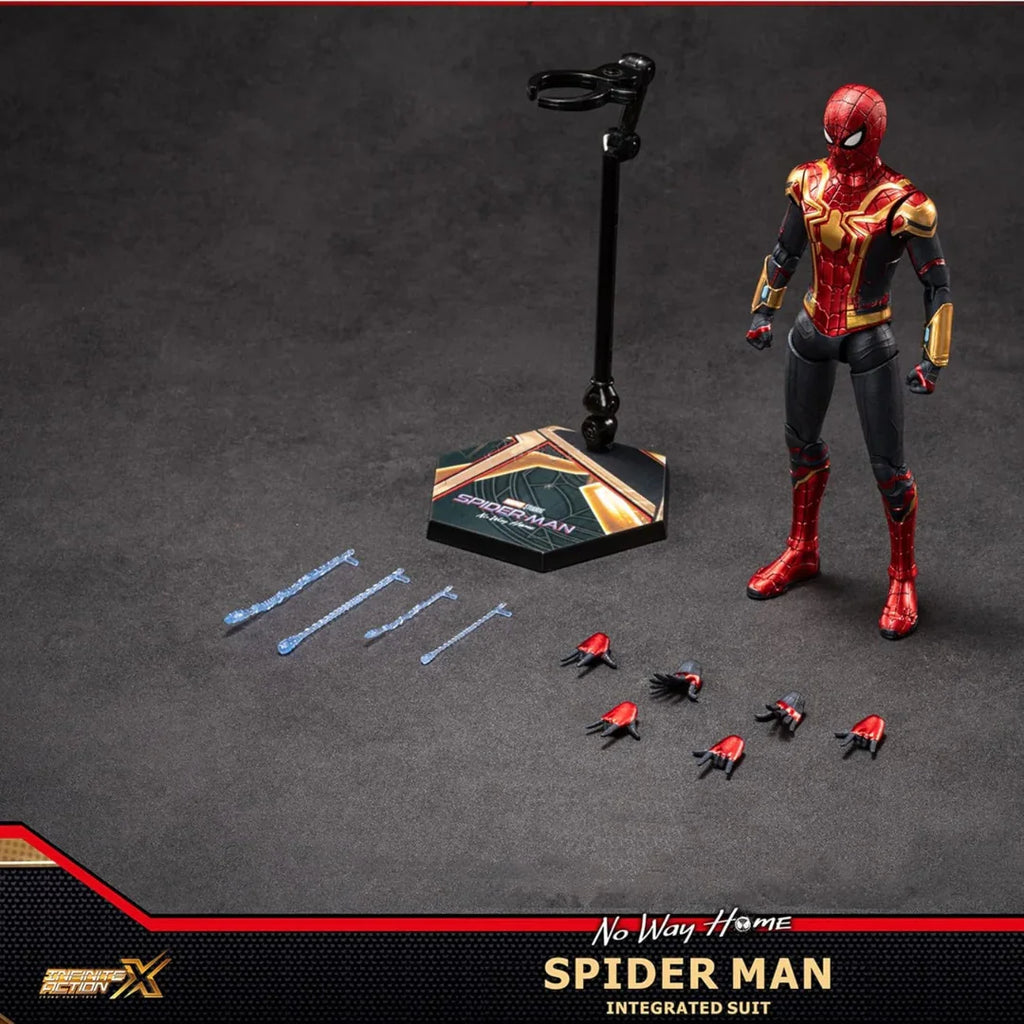 ZD Toys Spider-Man Integrated Suit Collectible Figure – Red & Gold Edition (15+ Years) - Naivri