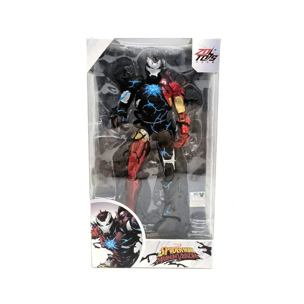 ZD TOYS Venomized Iron Man Action Figure – 7” Marvel Spider-Man Maximum Venom Series - Naivri