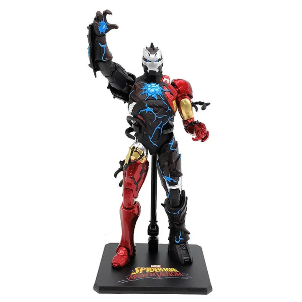 ZD TOYS Venomized Iron Man Action Figure – 7” Marvel Spider-Man Maximum Venom Series - Naivri