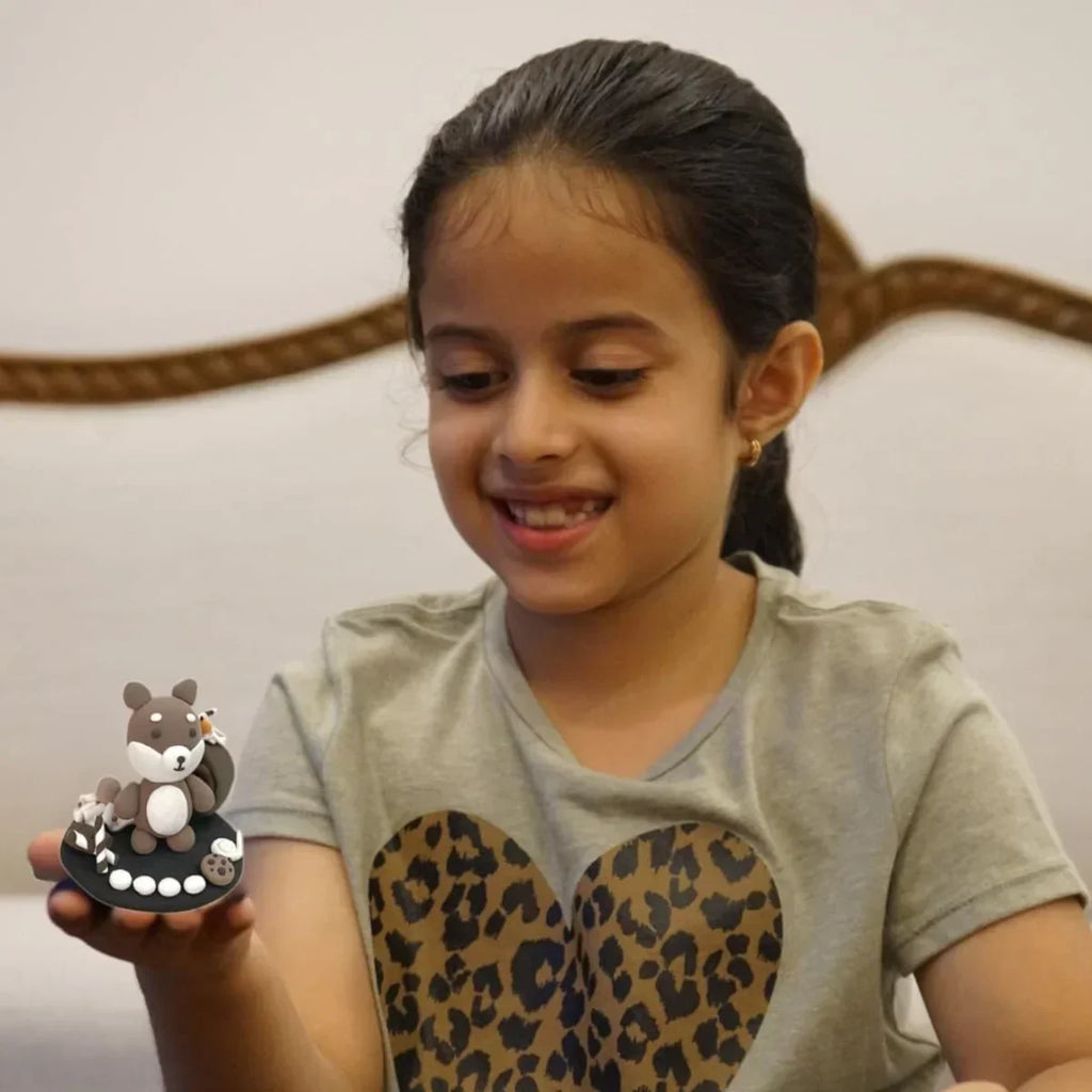 Zephyr Creative Factory Air Dry Clay Dog Kit for Kids – Non-Toxic Sculpting Set - Naivri