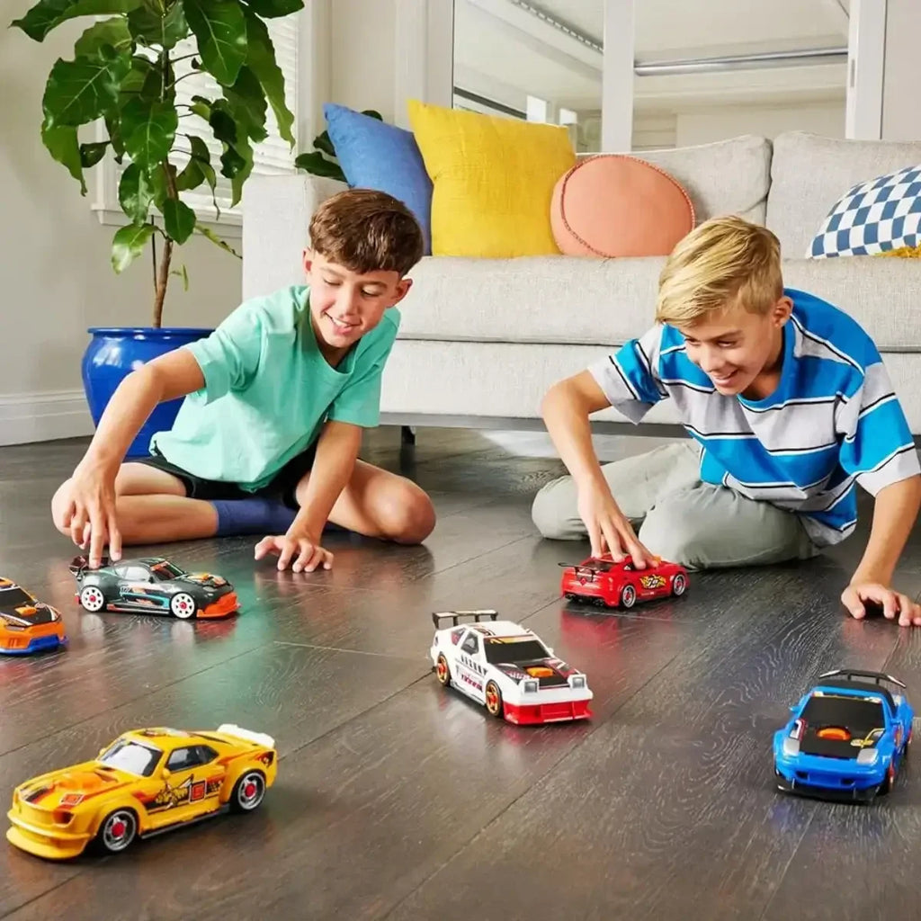 Zuru Metal Machines Speed Heroes – Customizable Race Car Set with Lights, Sounds & Surprises (Assorted) - Naivri