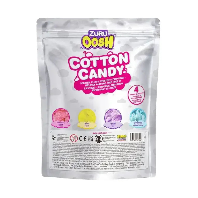 ZURU Oosh Fluffy Cotton Candy Sensory Compound – Stretchy Fluff Play (3 Years+) - Naivri