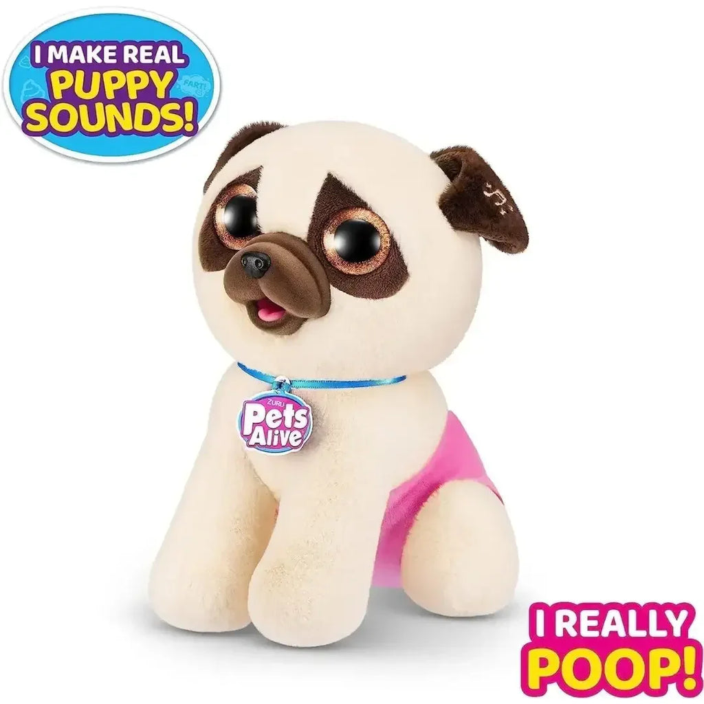 ZURU Pets Alive Interactive Pooping Puppy – Feed, Care & Play Fun (3+ Years) - Naivri