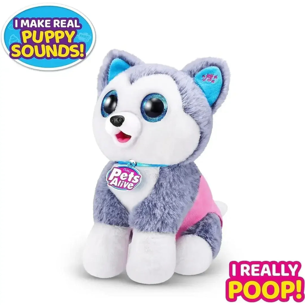ZURU Pets Alive Interactive Pooping Puppy – Feed, Care & Play Fun (3+ Years) - Naivri
