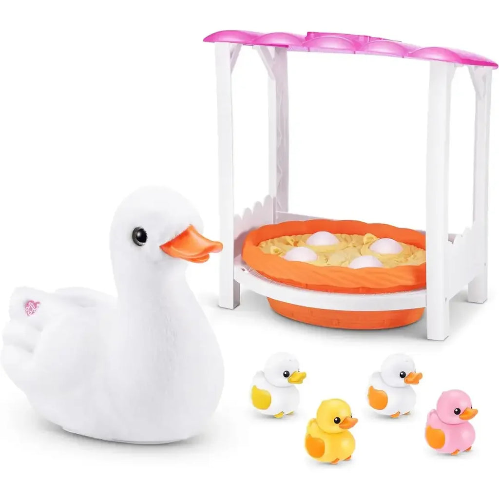 ZURU Pets Alive Mommy Duck Surprise Family – Hatching Babies & Waddling Play (3+ Years) - Naivri