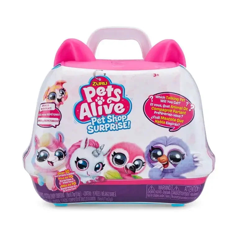 ZURU Pets Alive Surprise Adoption Pet Set – Interactive Speak & Repeat Toy (3 Years+) - Naivri