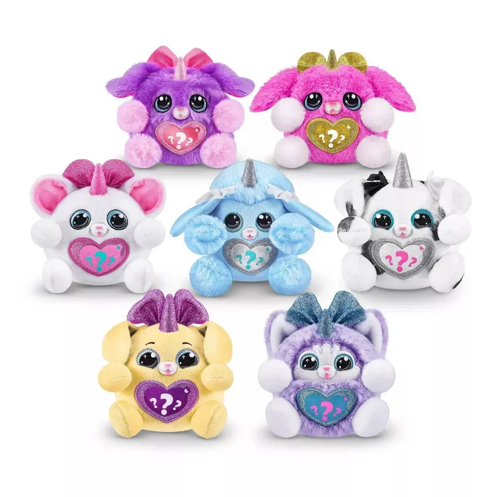 Zuru Rainbocorns Puppycorn Bow Surprise – Adorable Plush Toy with 5 Hidden Surprises (Styles May Vary) - Naivri