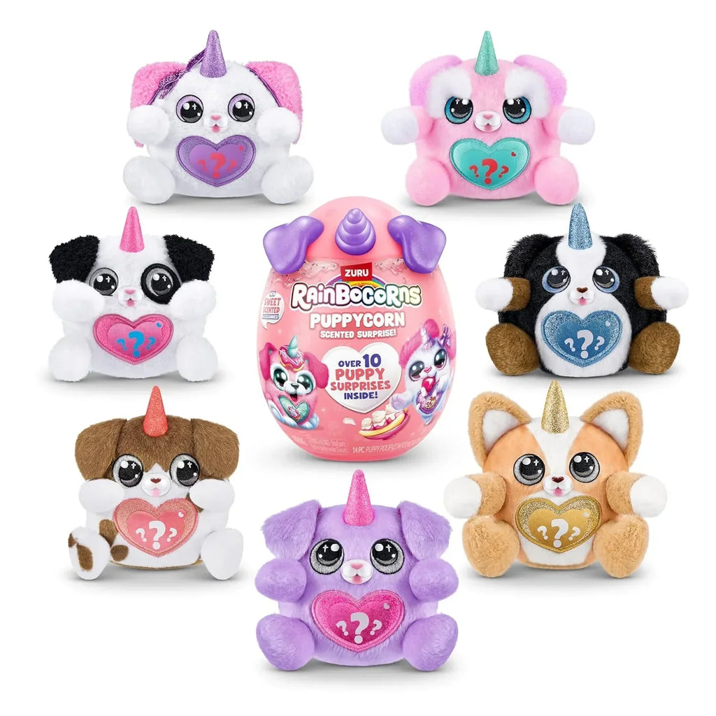 Zuru Rainbocorns Puppycorn Scent Surprise, Assorted Girls Toys, Plush Toy - Naivri