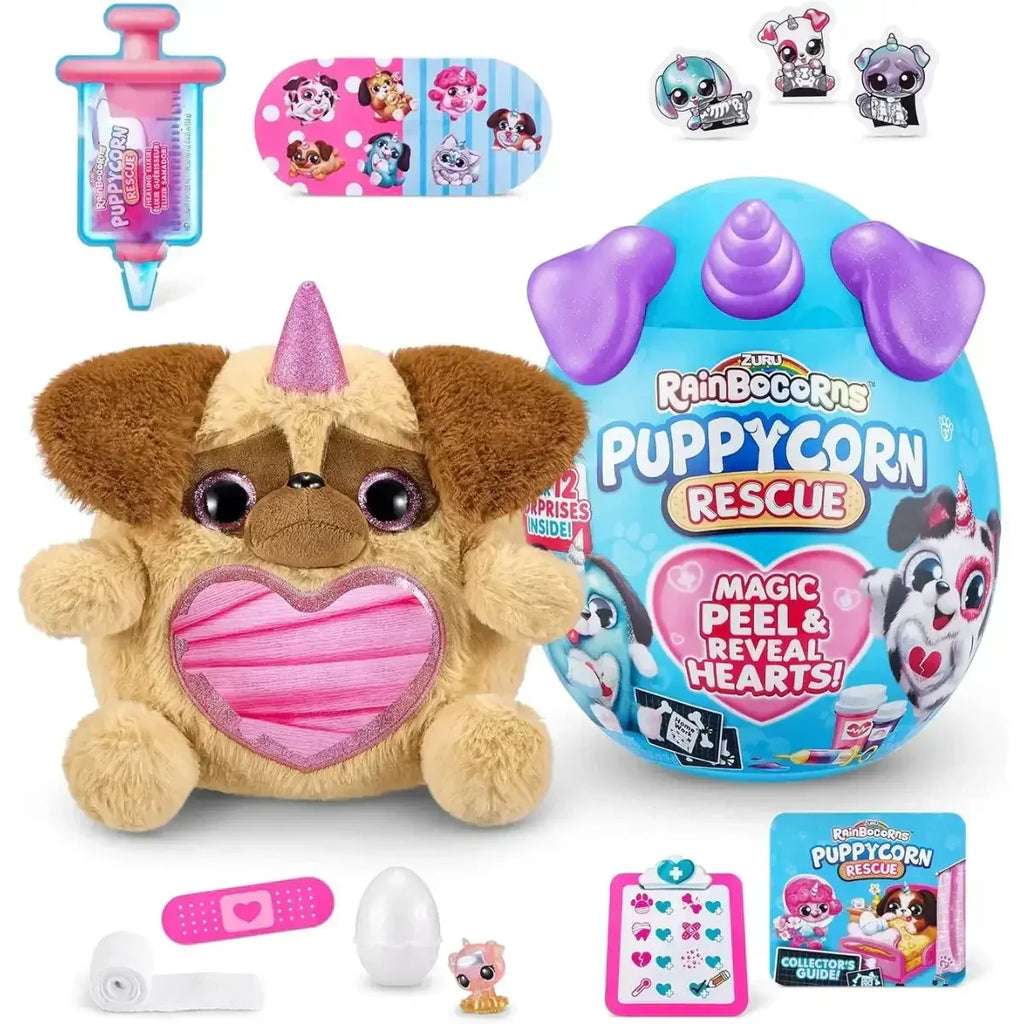 ZURU Rainbocorns Sequin Surprise Puppycorn Rescue – Series 5 - Naivri
