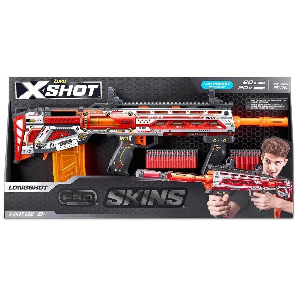 Zuru X-Shot Skins Pro Series Precision Blaster (40 Darts) - Naivri