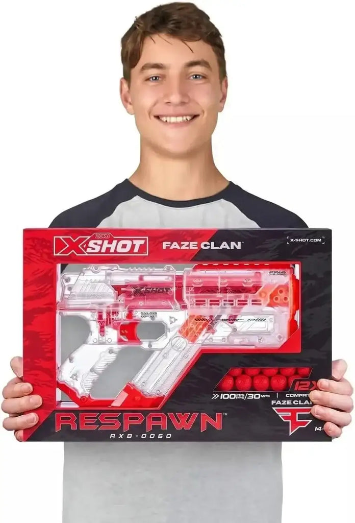 Zuru Xshot FaZe Clan Respawn RXB-0060 – High-Impact Dart Ball Blaster for Competitive Play - Naivri