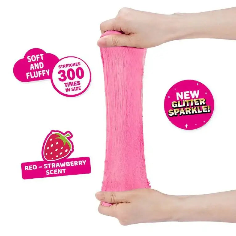 ZURU Oosh Fluffy Cotton Candy Sensory Compound – Stretchy Fluff Play (3 Years+) - Naivri